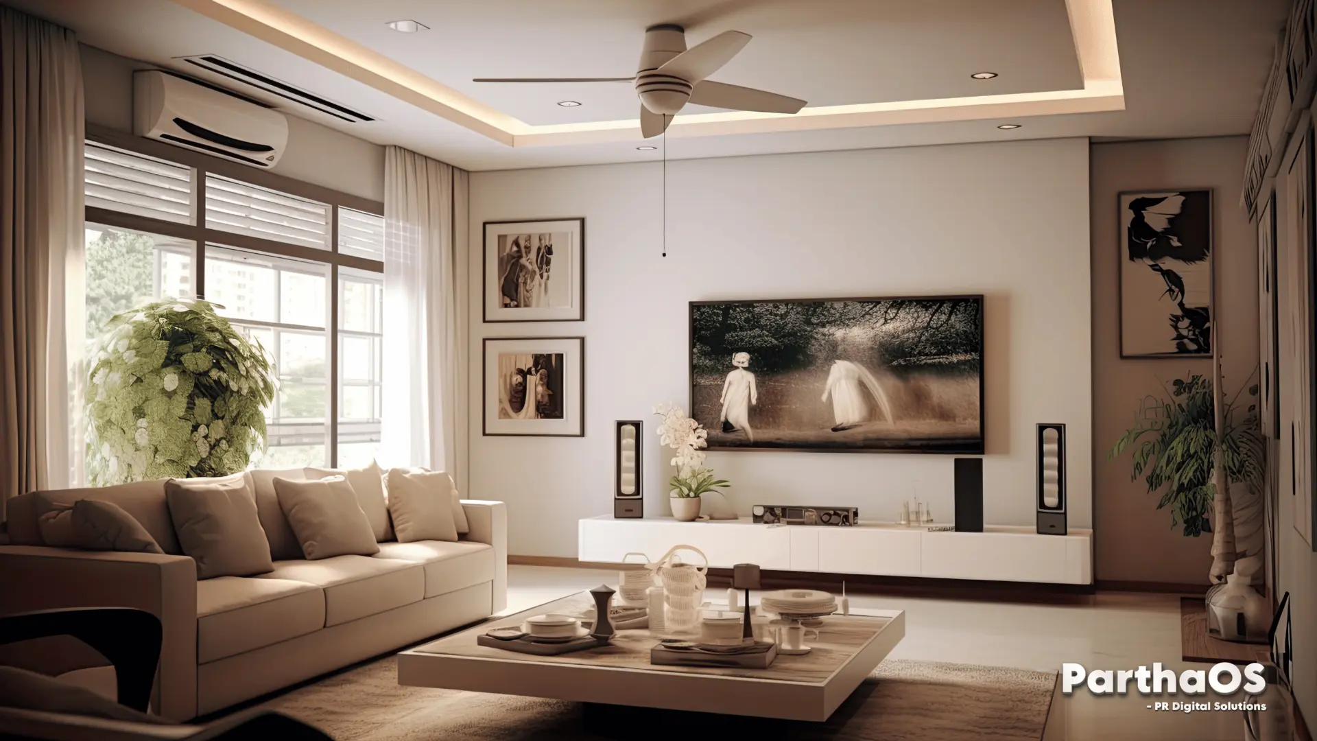 Modern Living Room Window